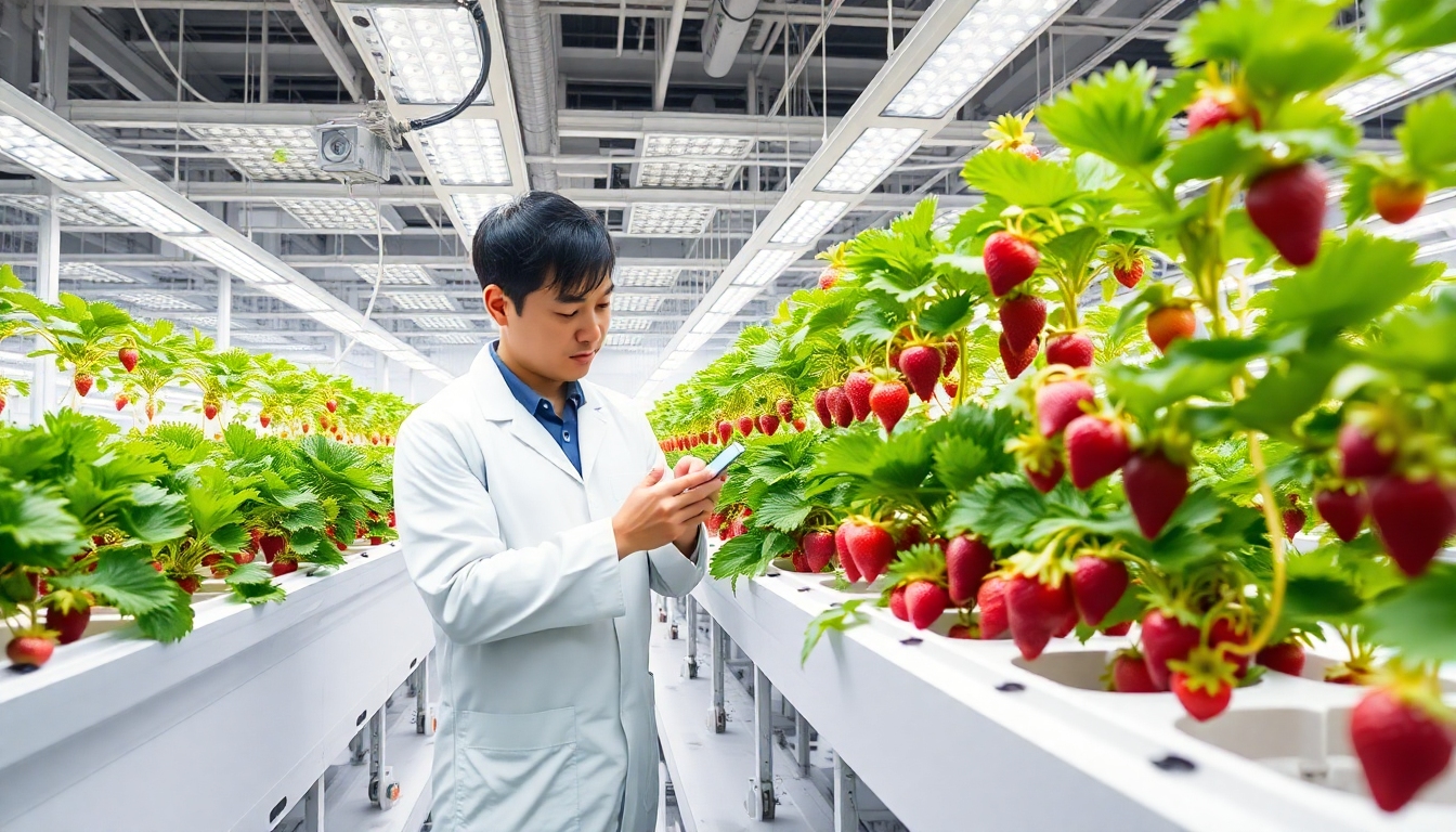 いちご栽培で収益性向上