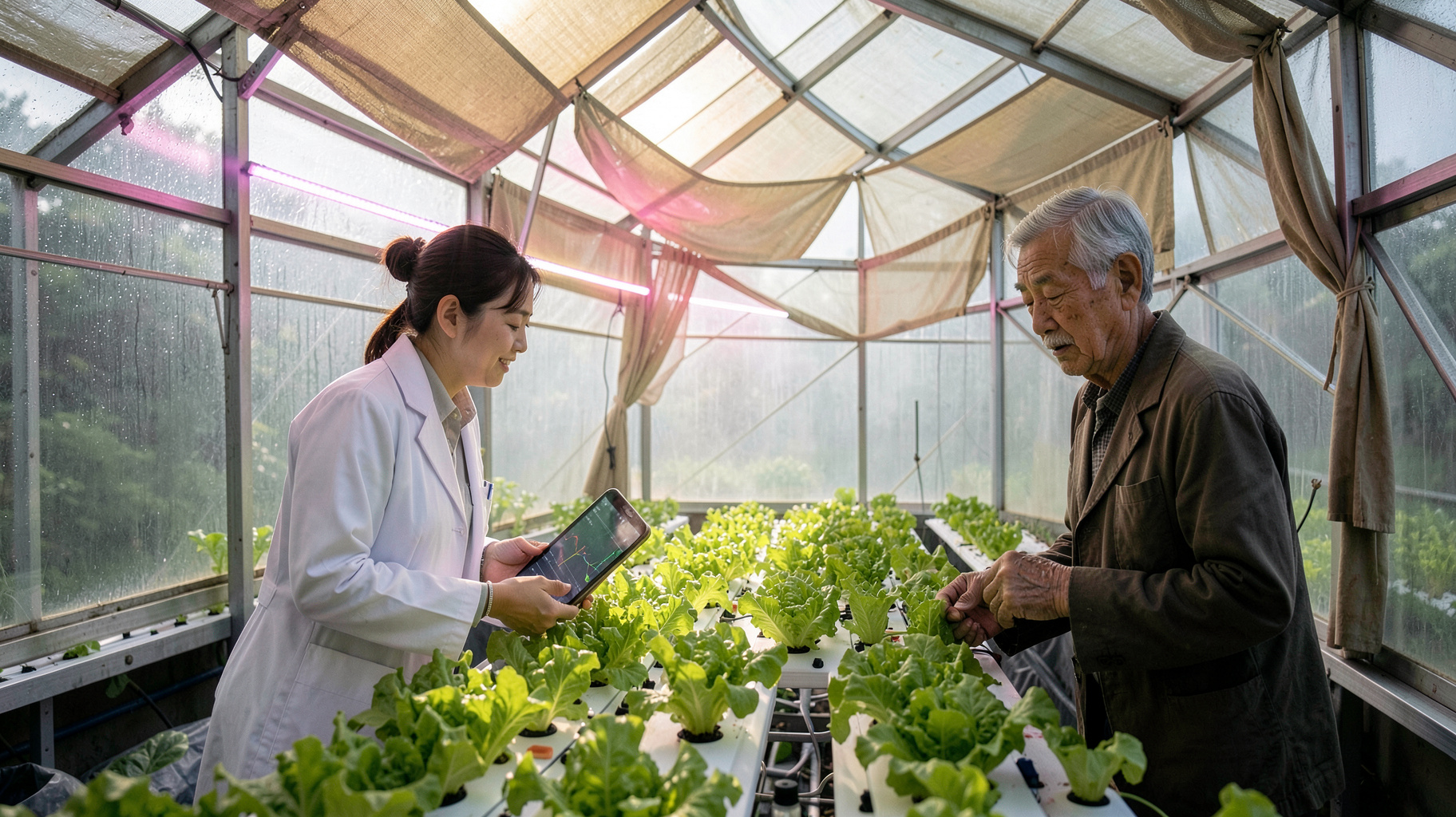 ハイブリッド植物工場が示す、天候リスクと電気代の折り合い